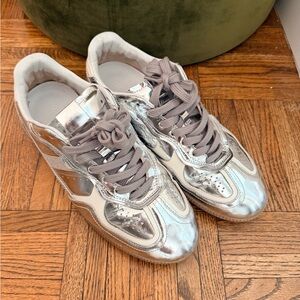 ALOHAS Metallic Silver Women's Sneakers